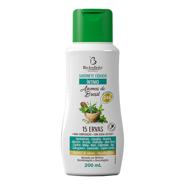 Sabonete Íntimo Aromas do Brasil (BioInstinto) - 200mL