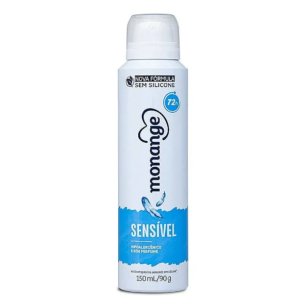 Desodorante Aerossol Monange 72h - 150mL/90g