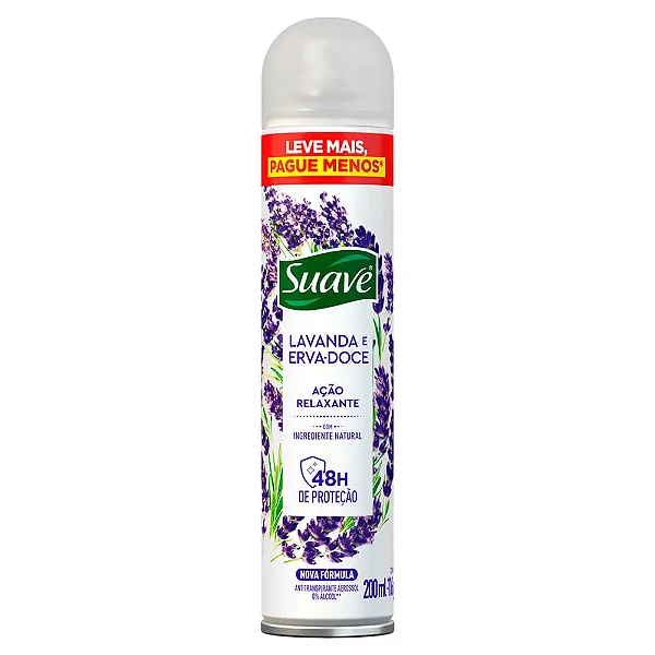 Desodorante Aerossol Suave 48h - 116g/200mL