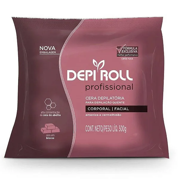 Cera Depilatória em Blocos Corporal e Facial (Depi Roll)