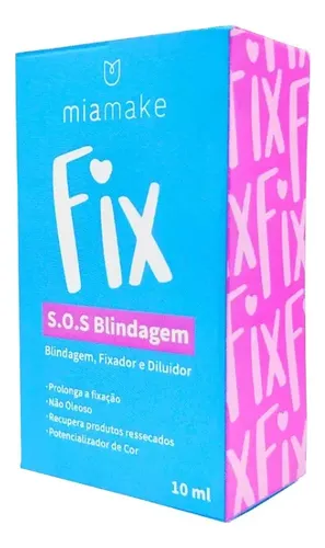 Fix S.O.S Blindagem, Fixador E Diluidor de Maquiagem Mia Make - 10mL