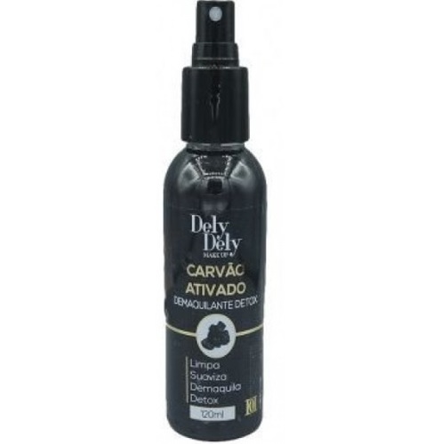 Demaquilante Detox Carvão Ativado Spray Dely Dely - 120mL