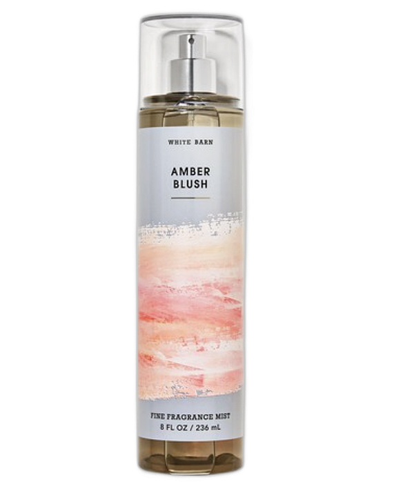 Amber blush bath body works white barn 236ml