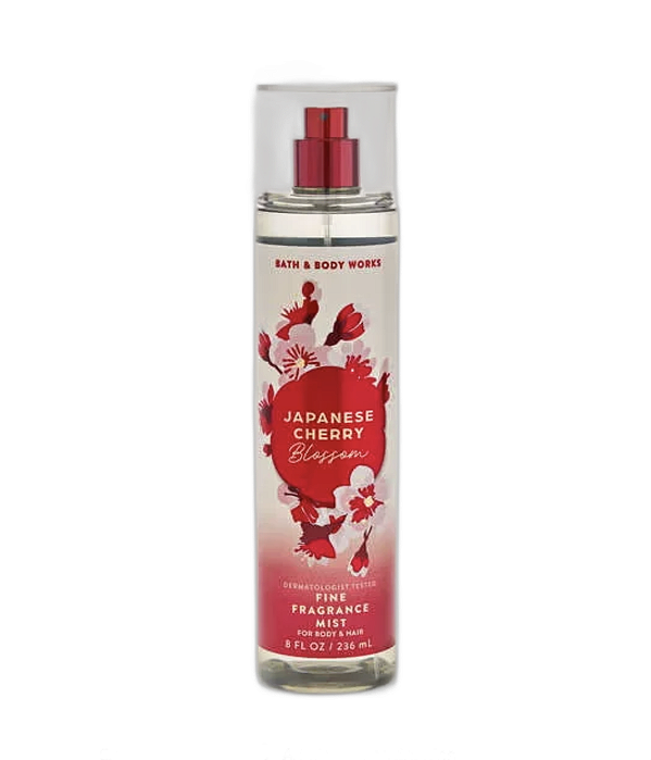 Japanese cherry blossom body splash bath body works 236ml