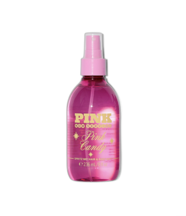 Pink candy body splash cabelo e corpo pink victoria's secret 236ml