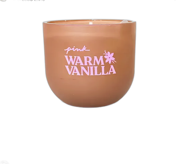 Vela aromática warm vanilla pink victoria's secret