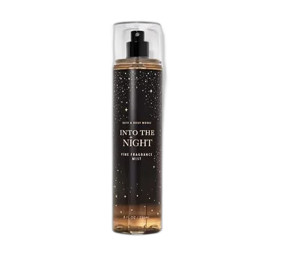 Into the night body splash bath body works 236ml