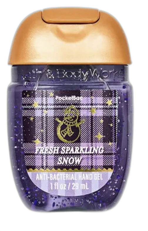 Anti bacterial Hand gel Bath & Body Works Fresh Sparkling Snow 29 ml