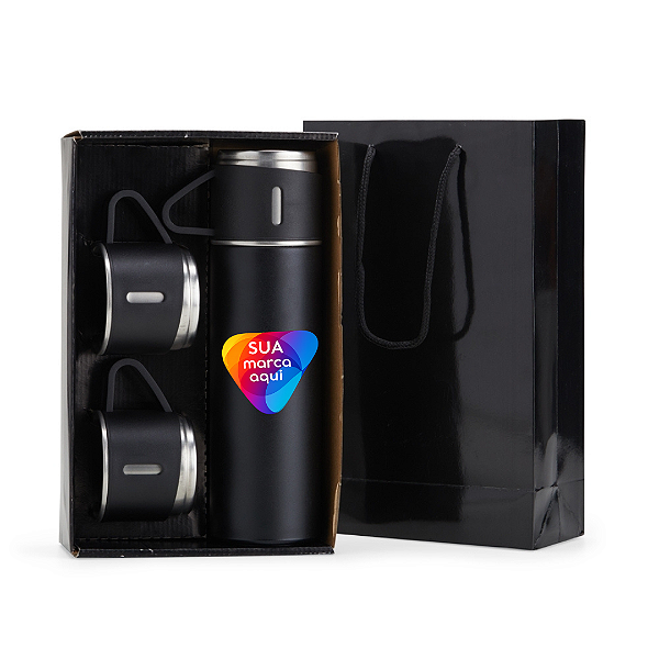 Garrafa 500ml + 3 Xícaras