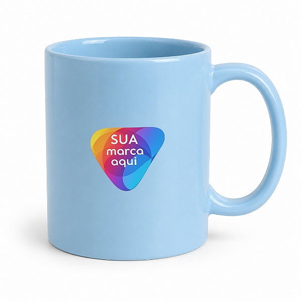 Caneca de Cerâmica Cores Pasteis 325ml