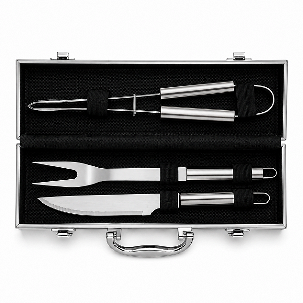Kit Churrasco 3 Peças Maleta