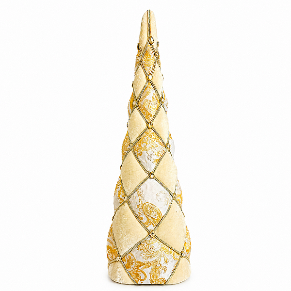 Árvore Decorativa em Tecido Bordado 56 cm