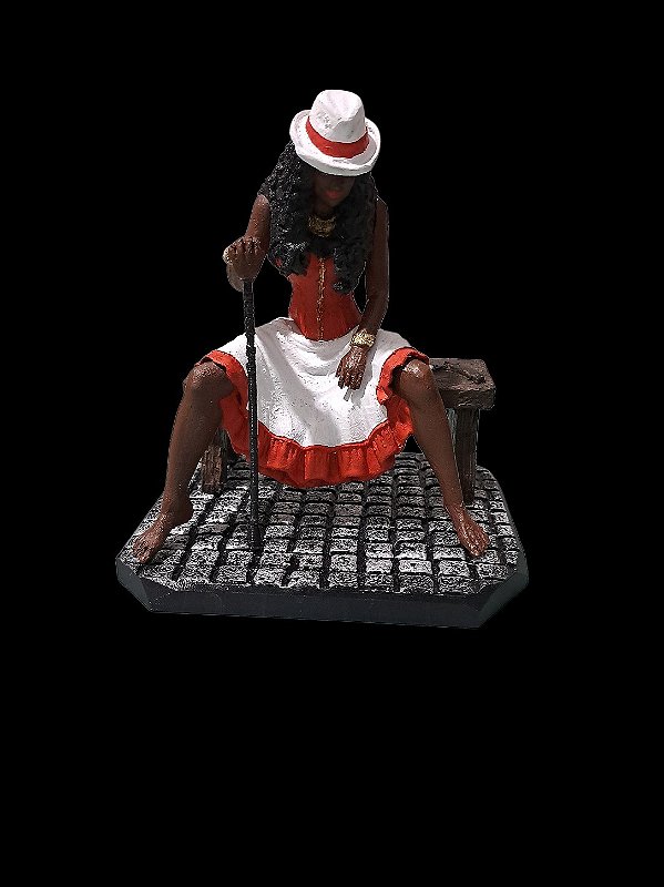 Estatueta Maria Navalha 3D em PLA PTG
