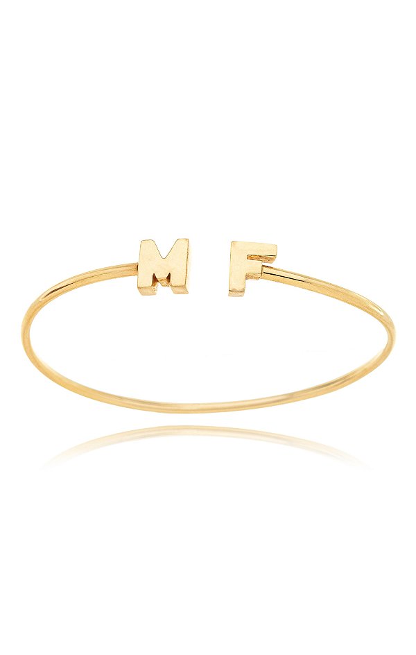 PULSEIRA BRACELETE INICIAIS