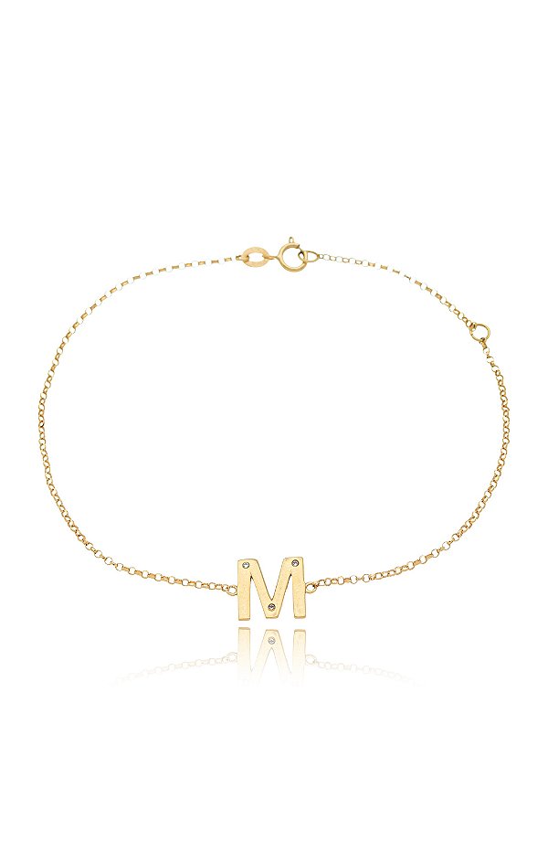 PULSEIRA LETRA DIAMANTE