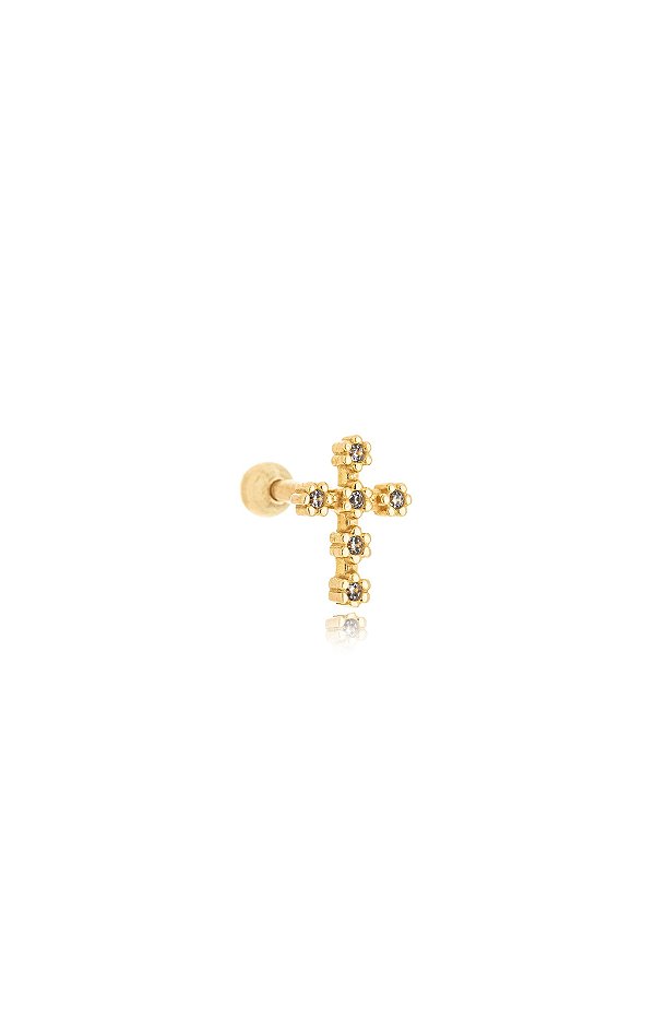 PIERCING CRUZ ZIRCONIA