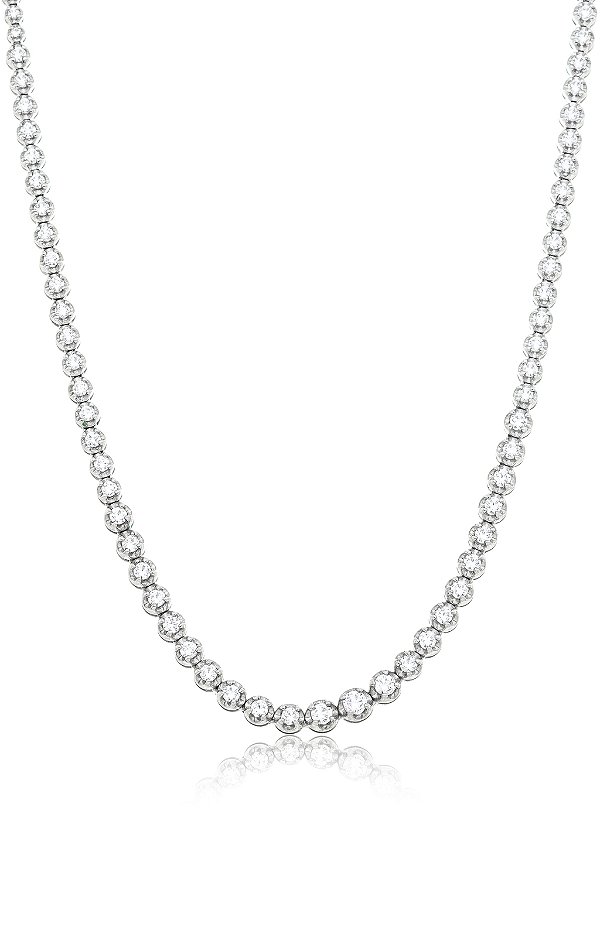 COLAR RIVIERA DEGRADE ILLUSION 3CT TOTAL