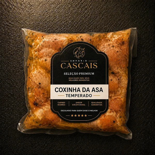 Coxinha da Asa Temperada aproximadamente 500 gramas