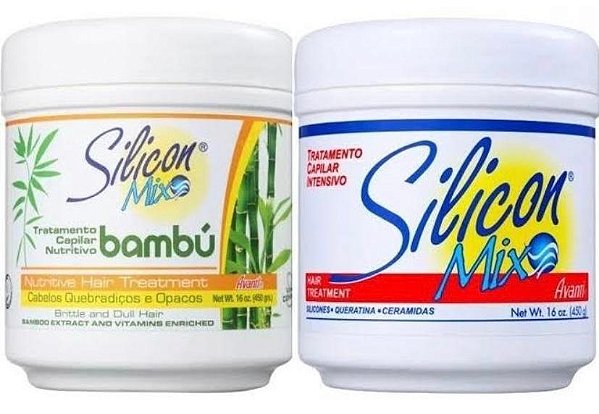 Kit Máscara Silicon Mix Avanti + Bambu 450g cada