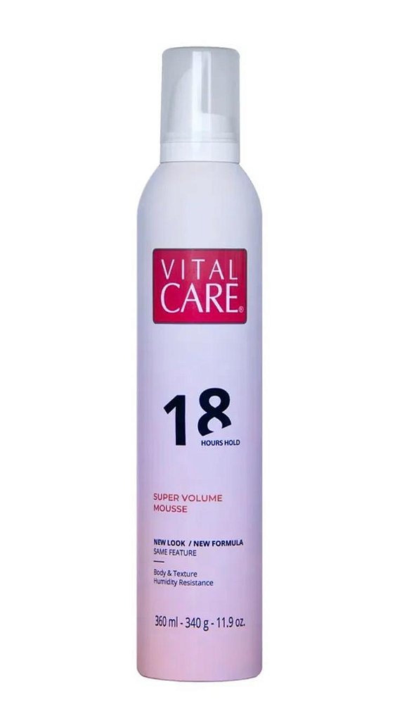 Vital Care Mousse Super Volume 18h 360ml