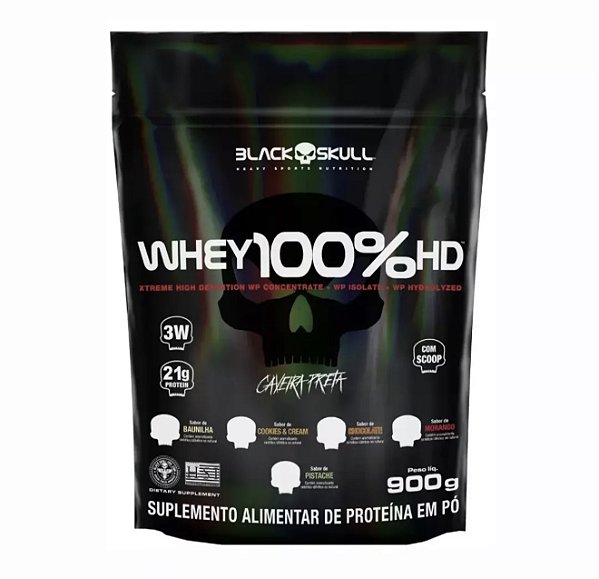 Whey 100% HD Refil 3W 900g