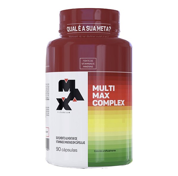 Multimax Complex Multivitamínico 90 Cápsulas