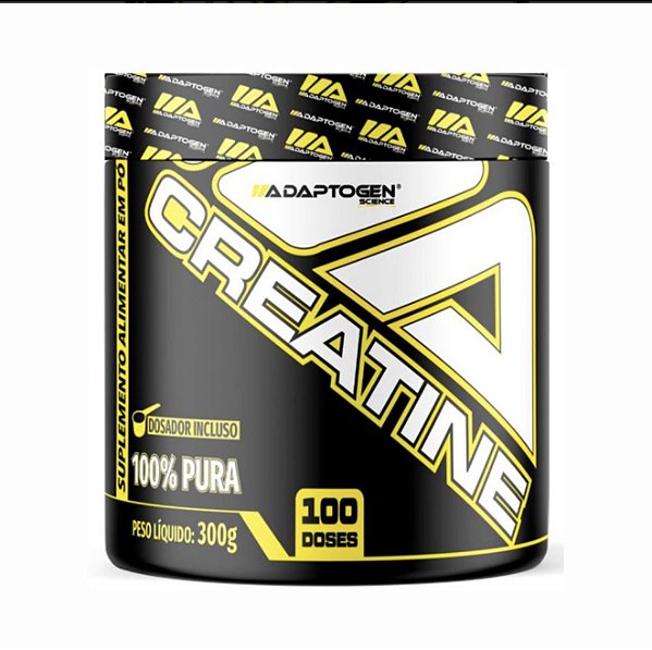 creatina platinum 100% pura - adptogen science 300g