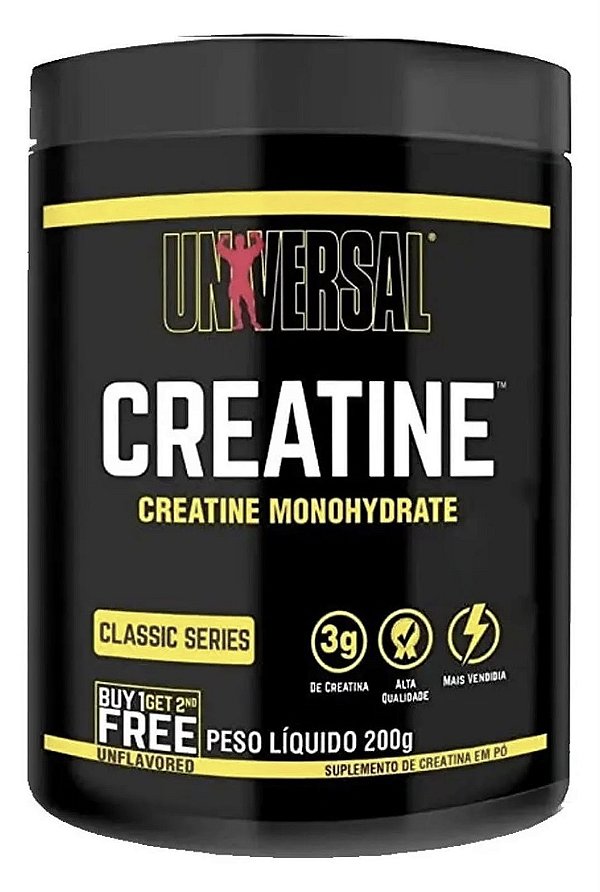 creatina monohydrate universal nutrition em po 200g