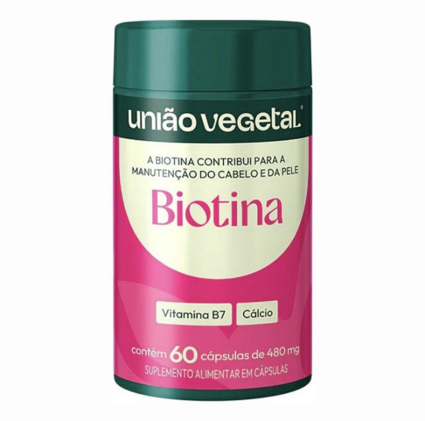 Biotina 480mg 60 Caps - uniao vegetal