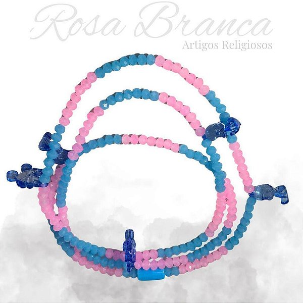 Guia Cristal Azul e rosa