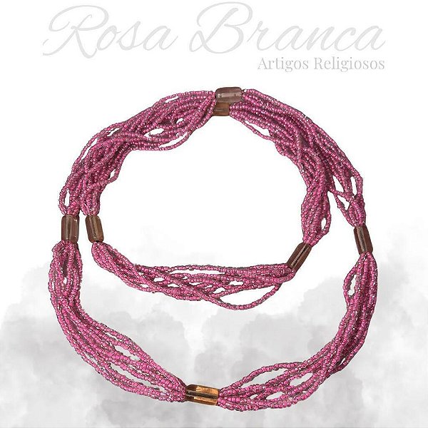 Brajá 7 Fios Rosa