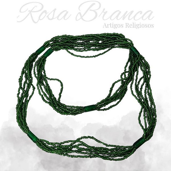 Brajá 7 Fios Verde Cristal