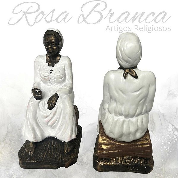 Imagem Gesso - Preta Velha Sentada