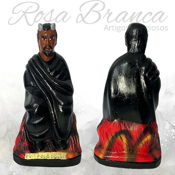 Imagem Gesso - Exu Capa Preta