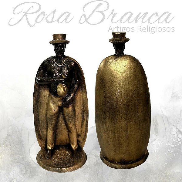 Imagem Resina Premium - Exu do Ouro - 15cm