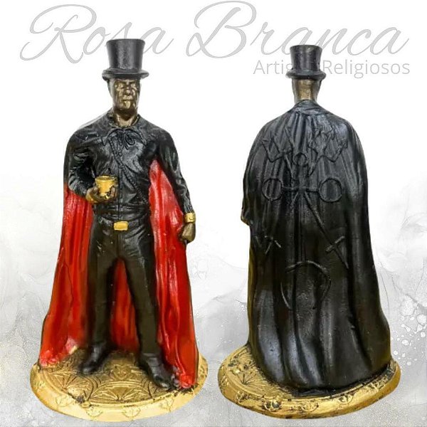 Imagem Resina Premium - Exu Tranca Ruas - 15cm