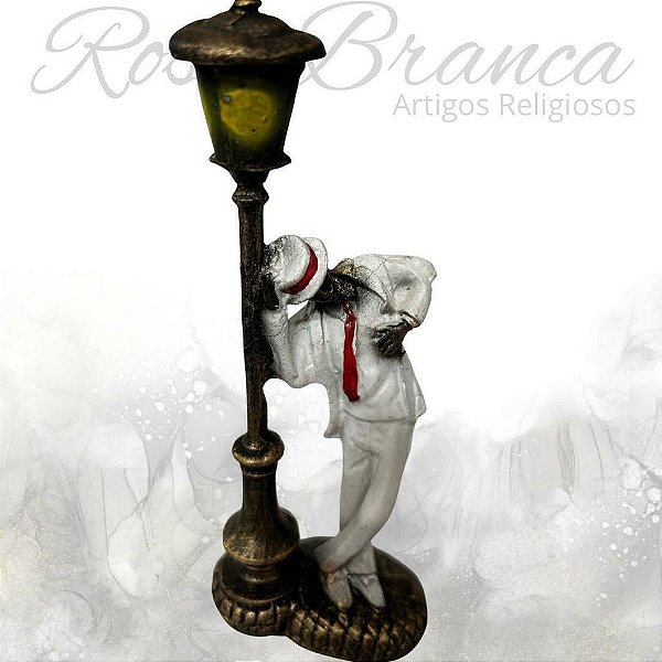 Imagem Resina - Zé Pelintra no Poste - 10cm -