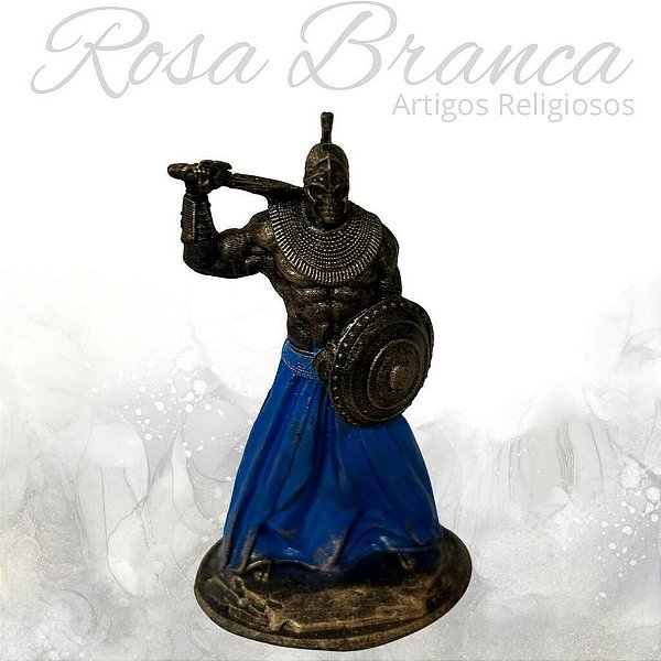 Imagem Resina Premium - Ogum - 10cm -