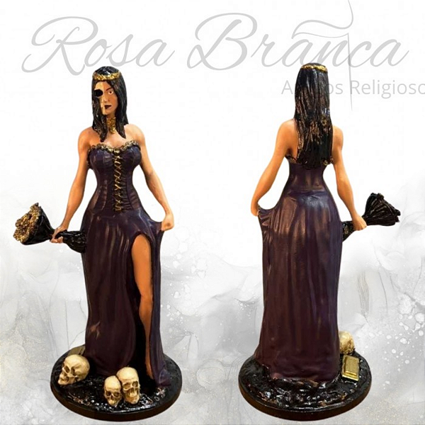 Imagem Premium - Pomba Gira Rosa Caveira - Roxa