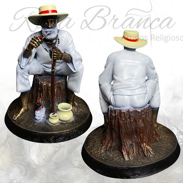Imagem Premium - Preto velho sentado