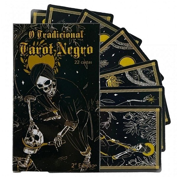 O Tradicional Tarot Negro - 22 Cartas