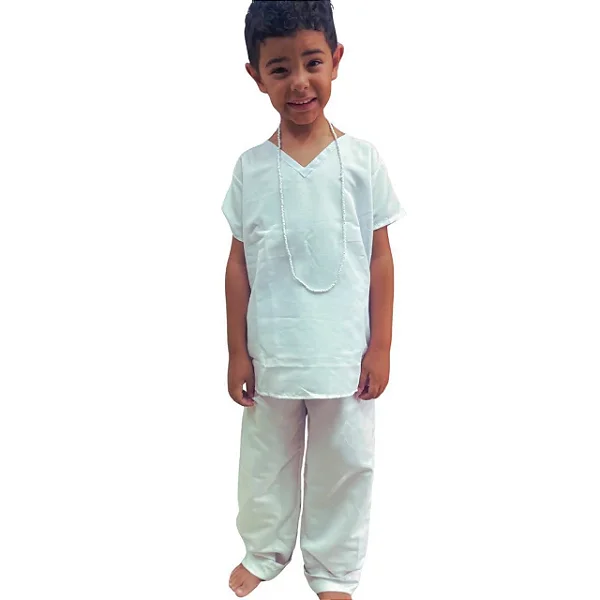 Conjunto Infantil Masculino Branca - 2 Peças