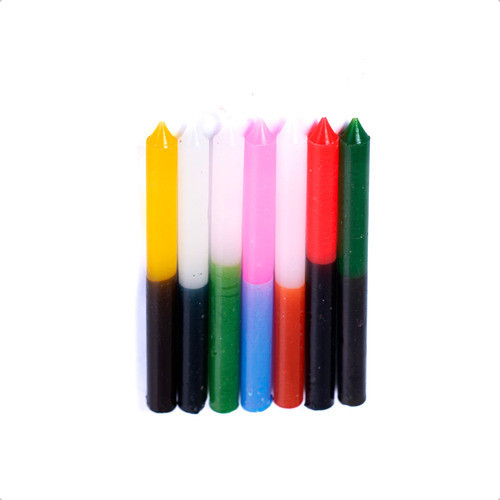 Vela Palito - Bicolor - 1kg - 32 unidades