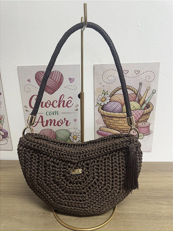 Bolsa beg formato meia lua