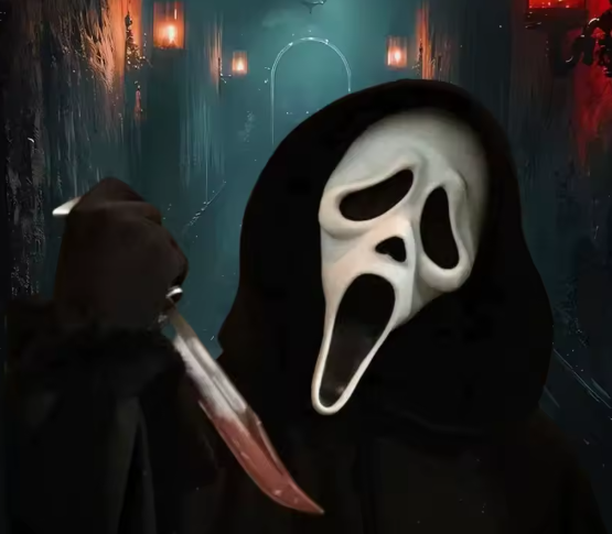 Halloween fantasma máscara assustador