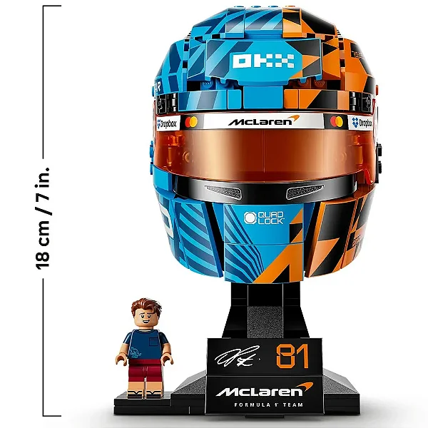 LEGO Capacete Oscar Piastri McLaren F1 43017