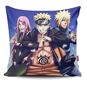 Almofada Kushina Naruto e Minato 40x40
