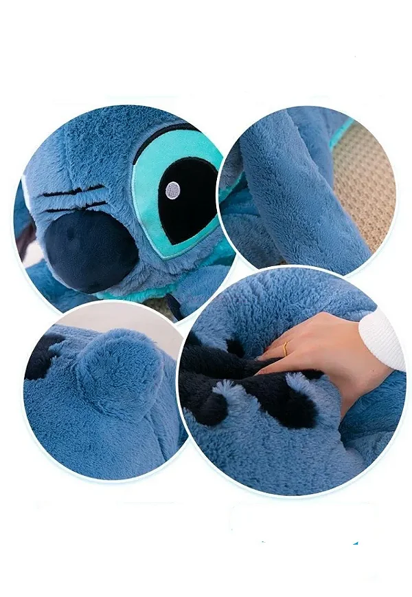 Almofada Travesseiro Pelúcia Stitch 55cm