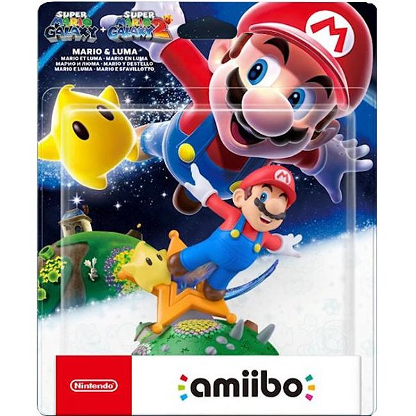 Amiibo de Mario e Luma Super Mario Galaxy - Super Mario Galaxy 2