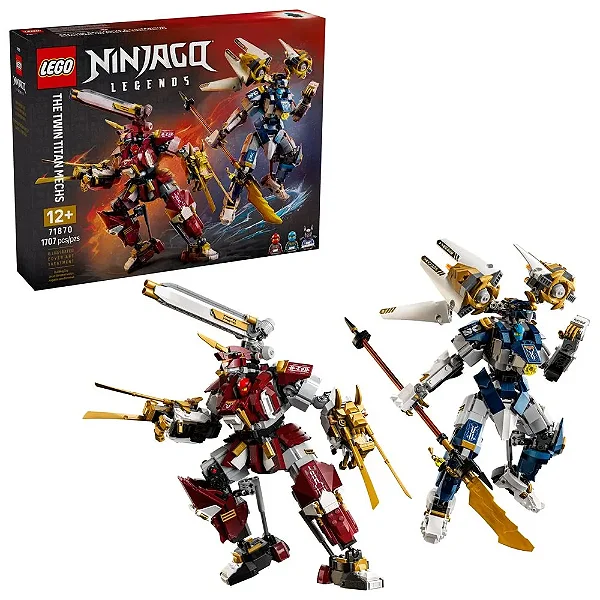 LEGO Ninjago Robôs Titãs Gêmeos 71870